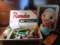 Rondo Cigar Box with 1940s Toys, Large Sqeaky Toy