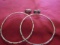 Vintage Mexico Sterling Silver Earrings and 2 Bangle Bracelets, Stamped 925, 15gms