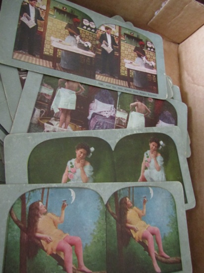 Antique/Vintage Stereograph Cards Approximately 39 Cards