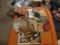 Antique/Vintage Sewing Lot , Dye, Buttons, Needles, Advertising