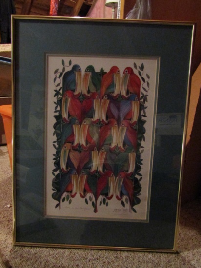 Signed Jeanne Nash "Love in the Rainforest", 94/300 Print