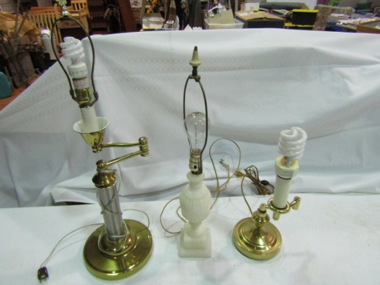 3 Vintage Table Lamps