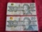 Lot of 2, 1991 Canadian $20 Paper Currency, EIP, EIA