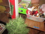 Christmas Lot, Ribbons, 2 Trees, Decorations
