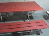 Folding Pinic Table with 2 Benches