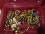 Vintage Gold Tone Brooches and Bracelets