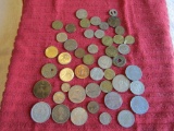 Antique/Vintage Foreign Coins including British, Italy, Mexico, Canada