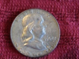 1962 US Benjamin Franklin Half Dollar Liberty Bell Coin