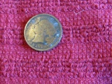1887 Canada Silver 10 Cent Coin