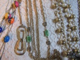 Vintage Necklaces, Gold Tone