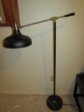 Black and Gold Tone Metal Swivel Floor Lamp by Threashold Design