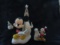 Lot of 2, Department 56 Mickey Mouse Melody and Skating with Mickey