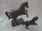 Vintage Cast Iron Horse Coin Banks