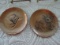 Wendel August Solid Bronze Cat and Rabbit Plates