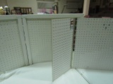 Lot of 2 Folding Display Boards, Peg Board