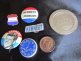 Vintage Political Buttons, and Pins, Kennedy, SWOC 1942