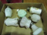 Antique/Vintage Milkglass Shakers