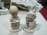 Lot of 2 Vintage Precious Moments Figurines