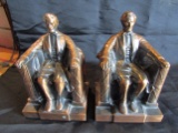 Metal Lincoln Bookend / Coin Bank