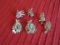 Vintage Clip Rhinestone Earring, Coro and Others