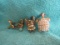Lot of 3 Gold Tone Brooch / Pins, Buggy, Turtle, Buddha