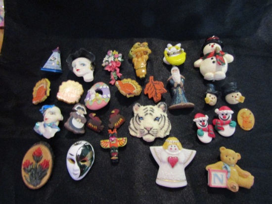 Large Lot of Cute Collectible Pins