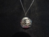 Stamped Silver Asian Inspired Locket