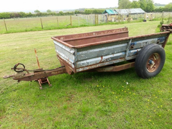 Single Axle Low Belly Tipping Trailer