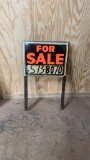 Metal sign stand