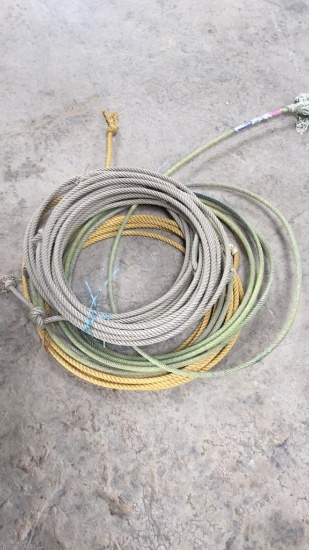 Lot of 4 lariat ropes