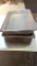 Lot of stainless steel trays