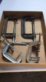 Box of C-clamps