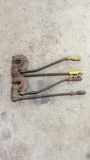 Pair of metal punches
