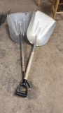 Lot of 2 scoop shovels