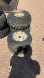 Set of 4 ATV TIRES and rims