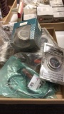 Box of gauges & misc bearings/seals