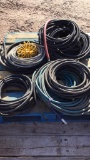 Pallet of air & pressure washer hose