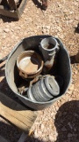 Bucket of cam & groove fittings