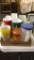 Lot of tea pitchers/ cups & popcorn cups