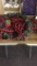Lot of wood bead garland& wreath/ 3 Around the