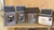 Lot of 4 solar chargers