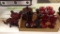 Lot of red depression glass