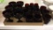 Lot of red depression glass