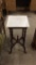 Small table with marble top
