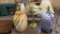 Lot of 3 lamps & lamp shades