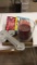 Cookbooks, cross, candle