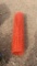 Orange safety fencing