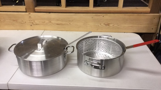 2 frying pots