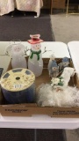 Lot of snowmen/ wired ribbon/ welcome to winter