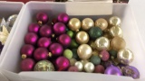 Lot of 3 drawers of misc Christmas ornaments